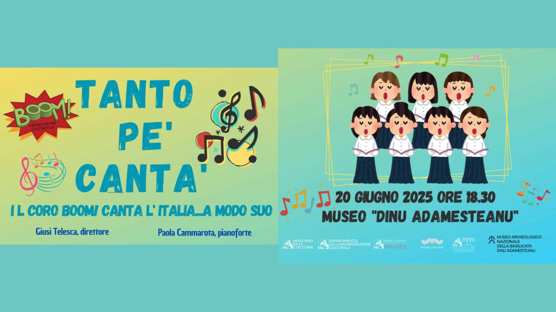 “Tanto pe’ canta’ – il coro Boom! canta l’Italia… a modo suo”